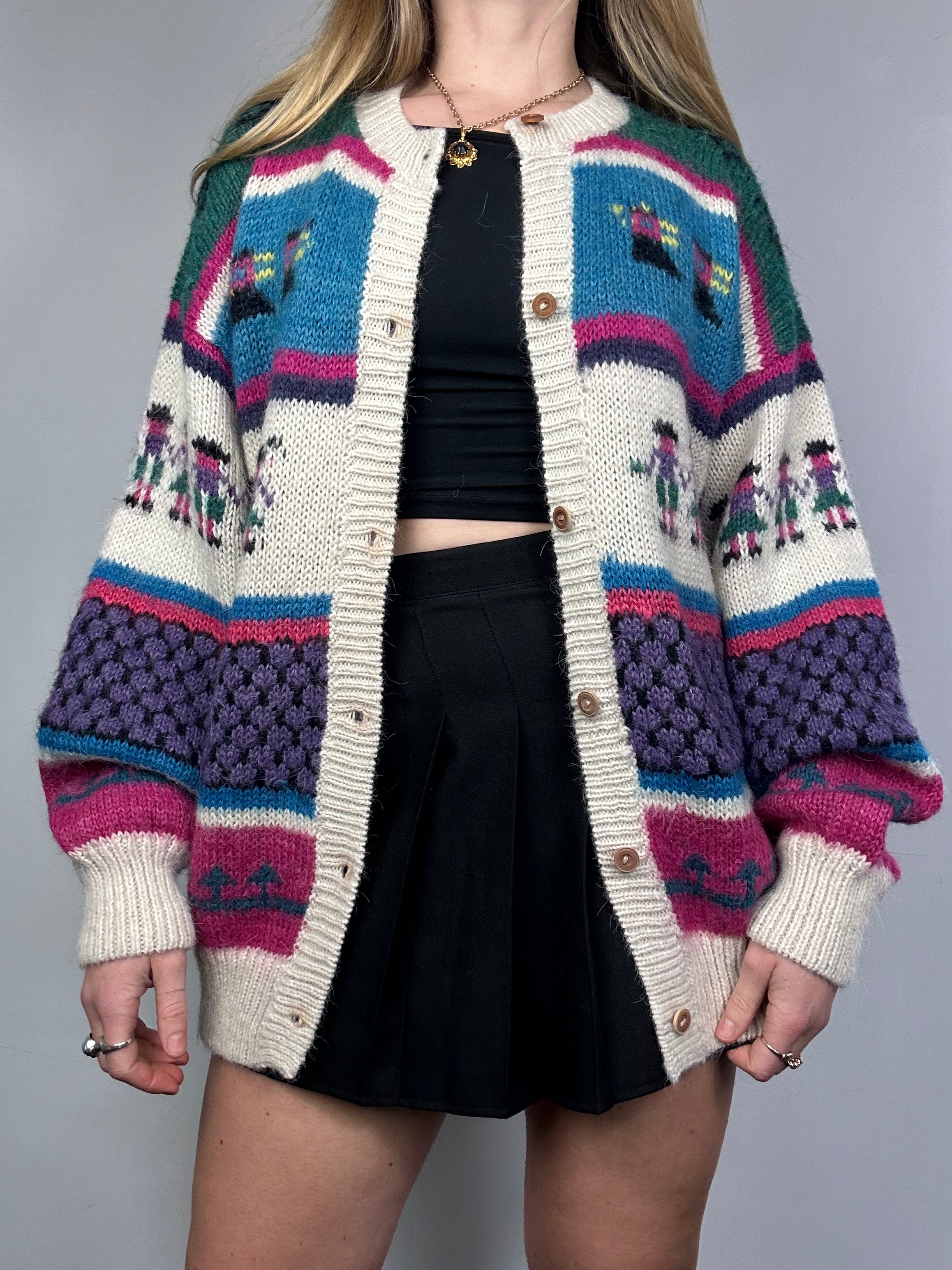 Napal Mo hair Cardigan Size 14