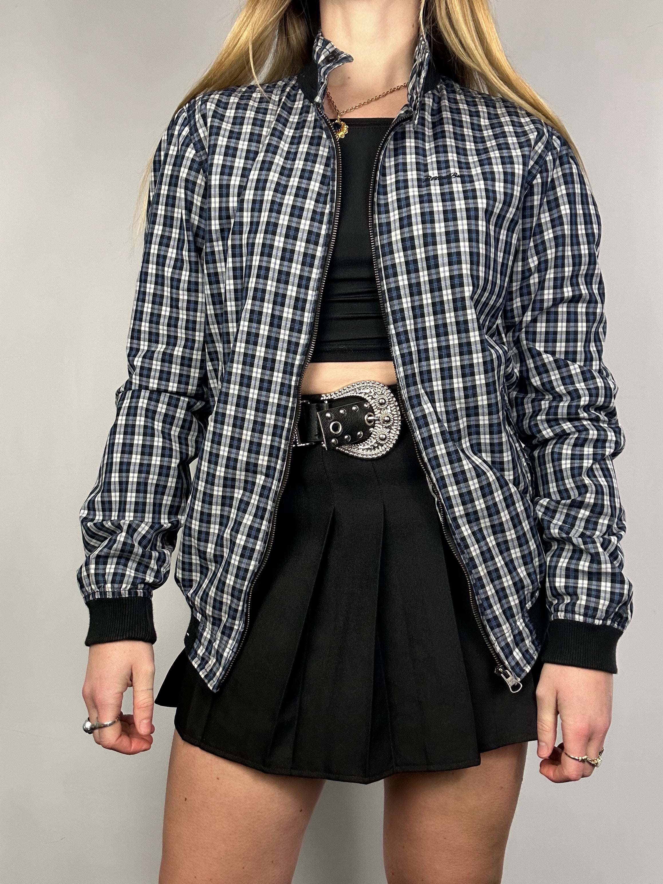 Tartan bomber Jacket Size S