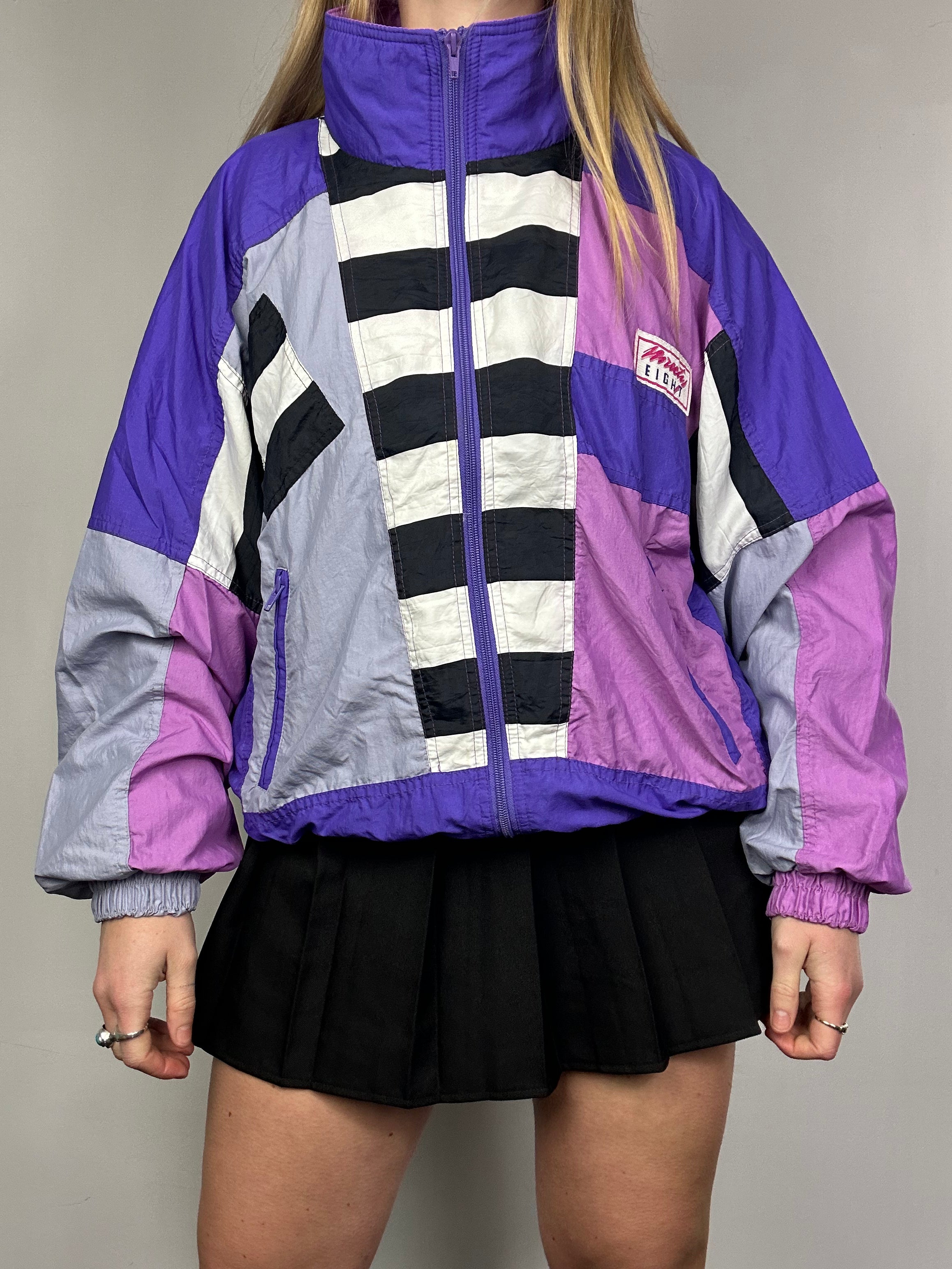 Pruple 80's Shell jacket Size L