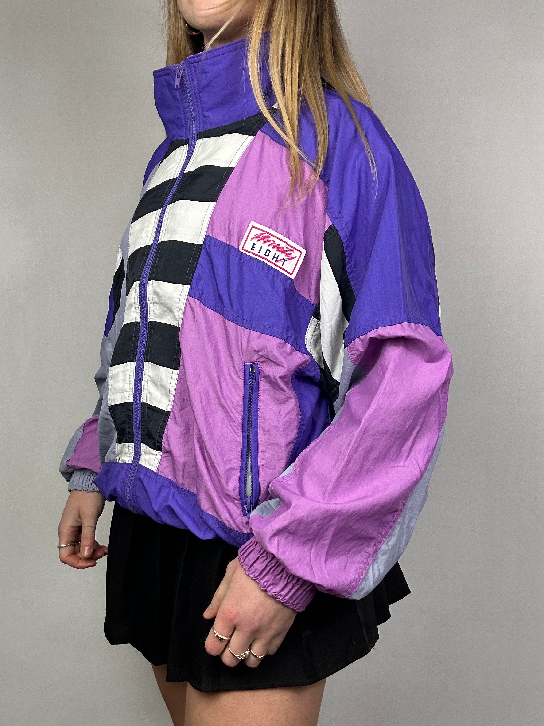 Pruple 80's Shell jacket Size L