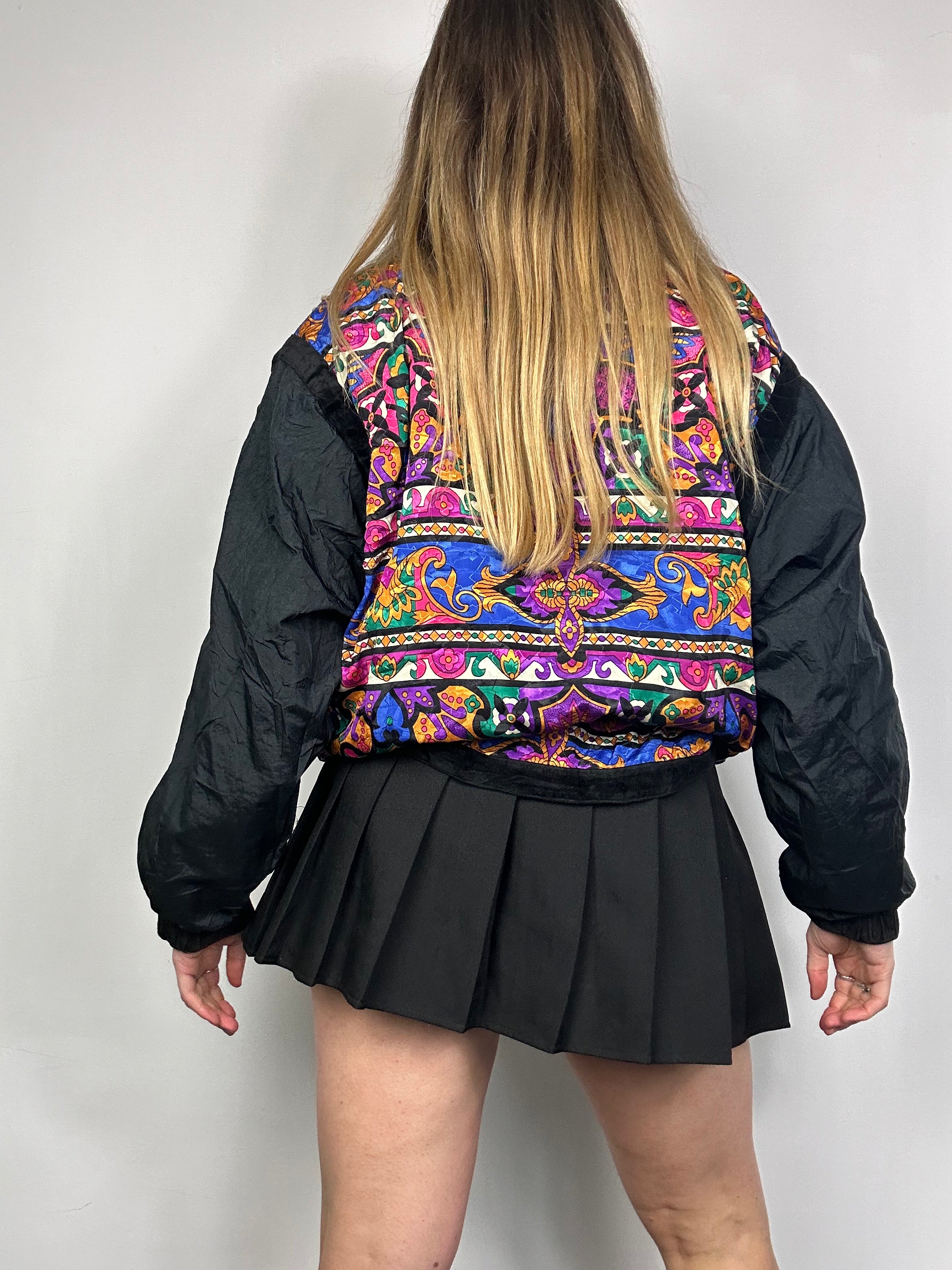 80's Print Shell JAcket Size M