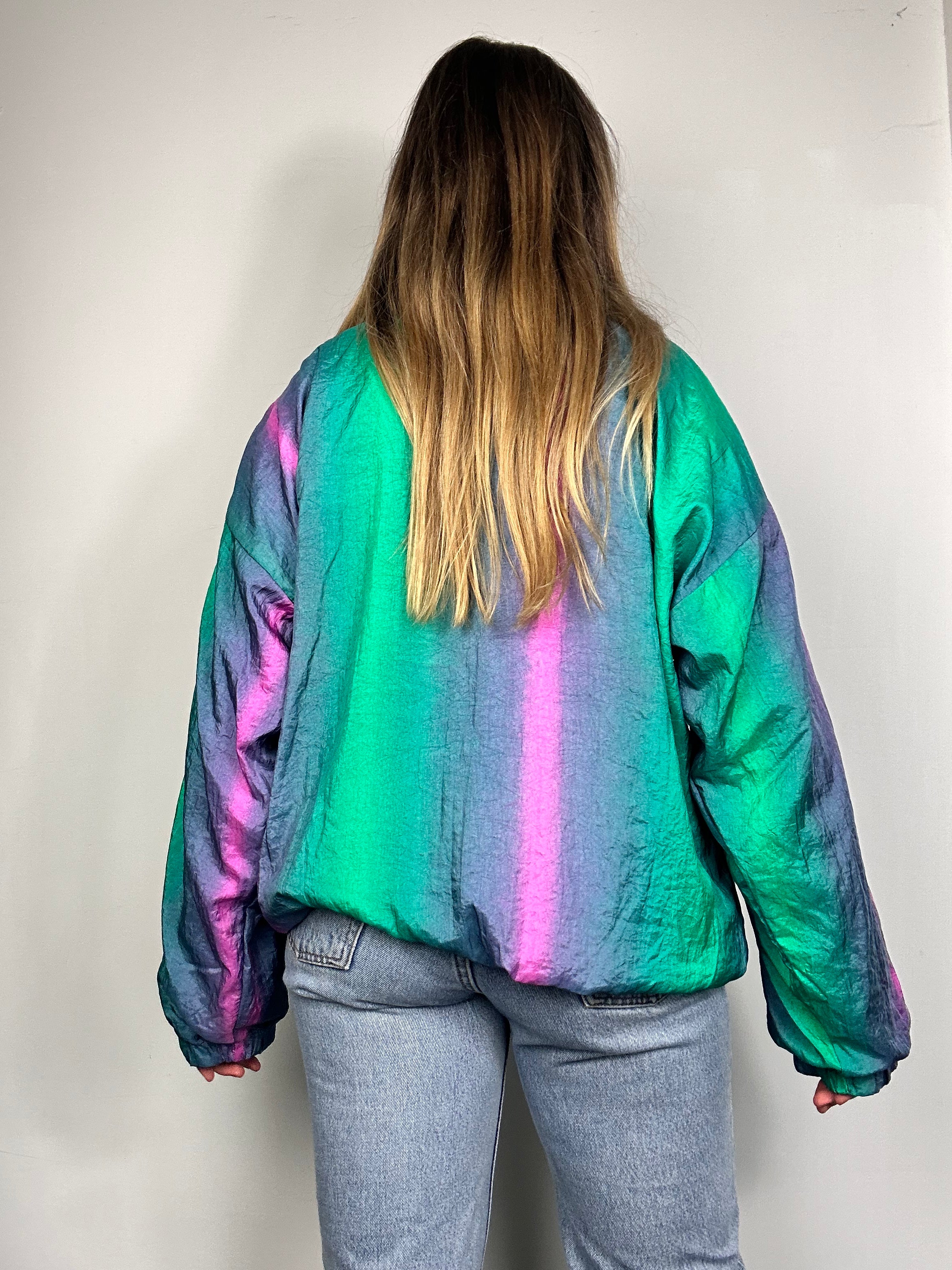 Ombre 80's Shell Jacket Size M