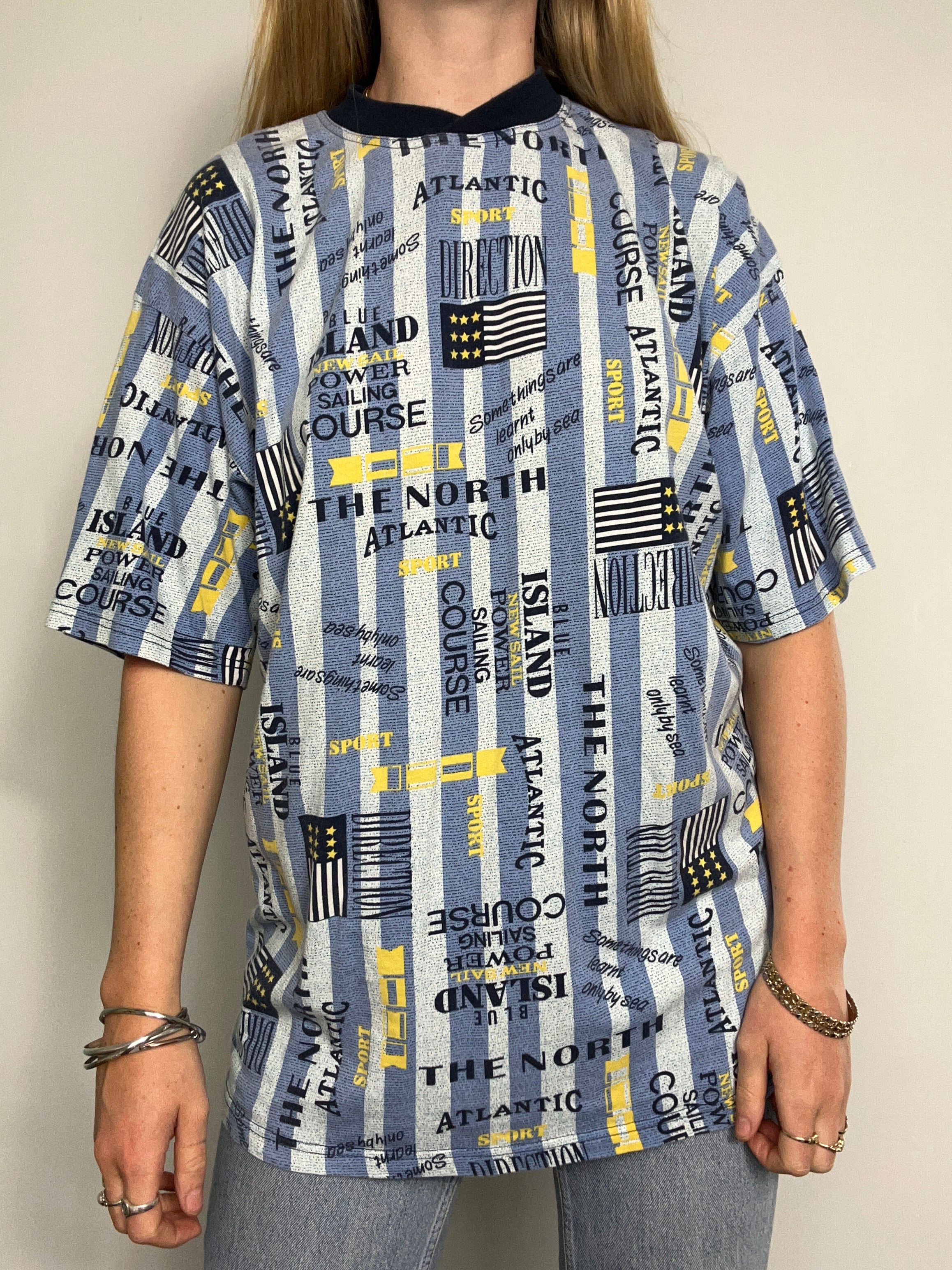 80's Geo T Shirt Size M