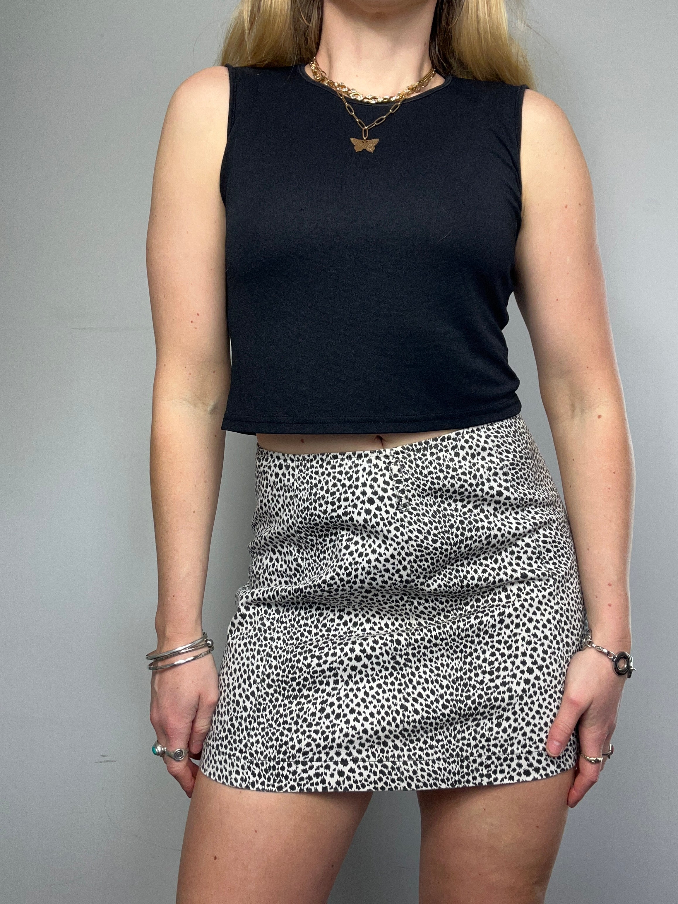 Animal print Mini Skirt Size 8