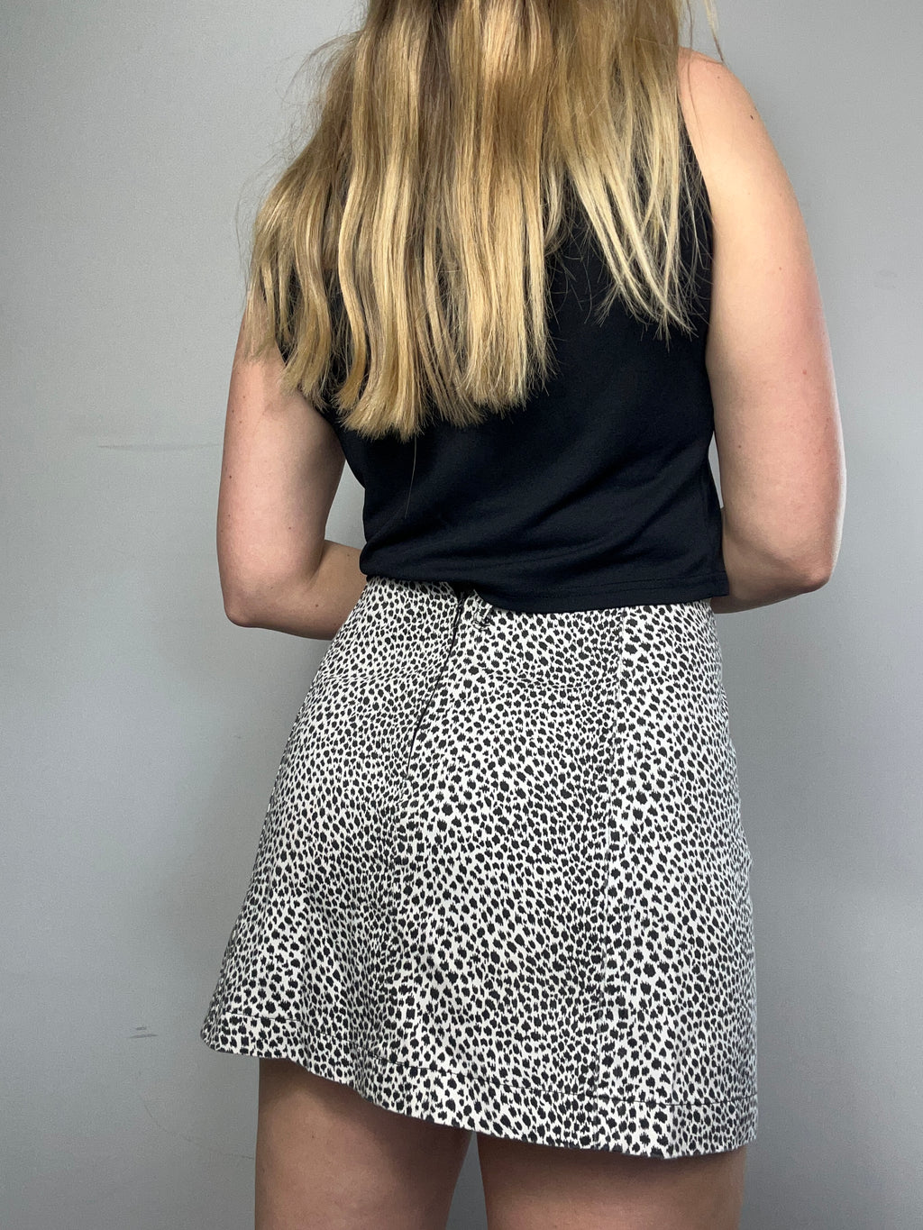 Animal print Mini Skirt Size 8