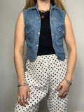 Denim 90's Waistcoat Size 8