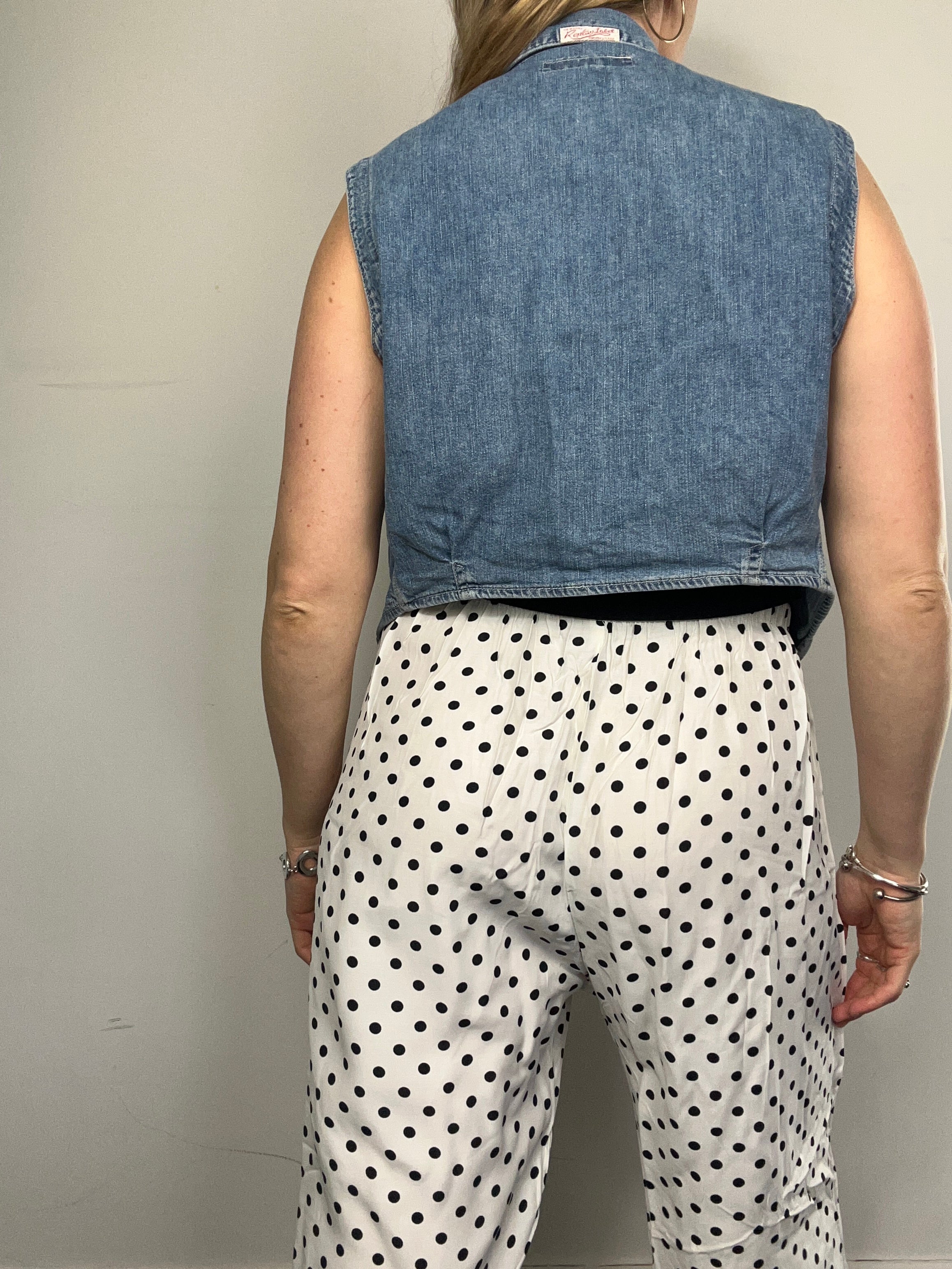 Denim 90's Waistcoat Size 8