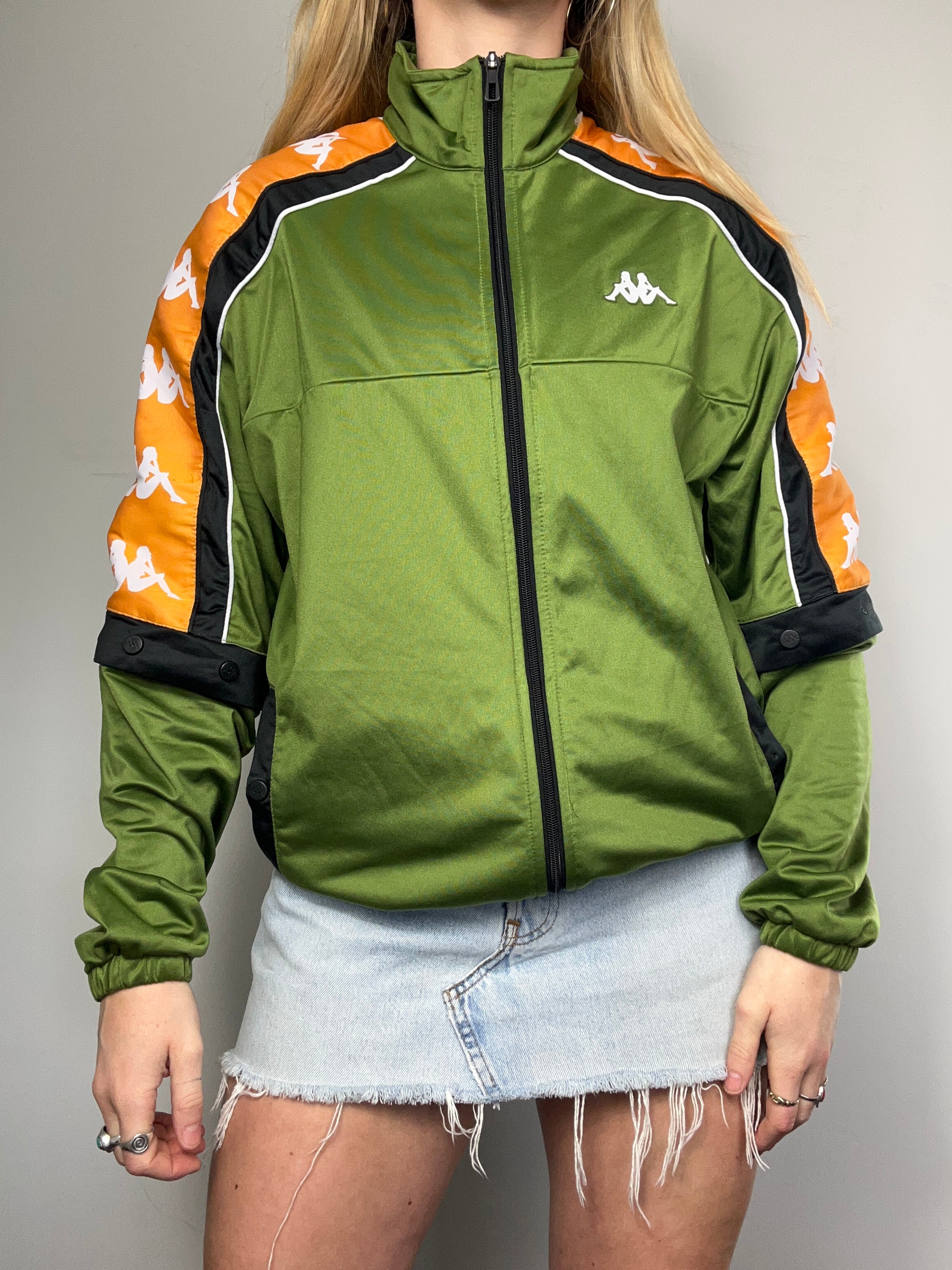 Kappa Green Track Jacket Size M