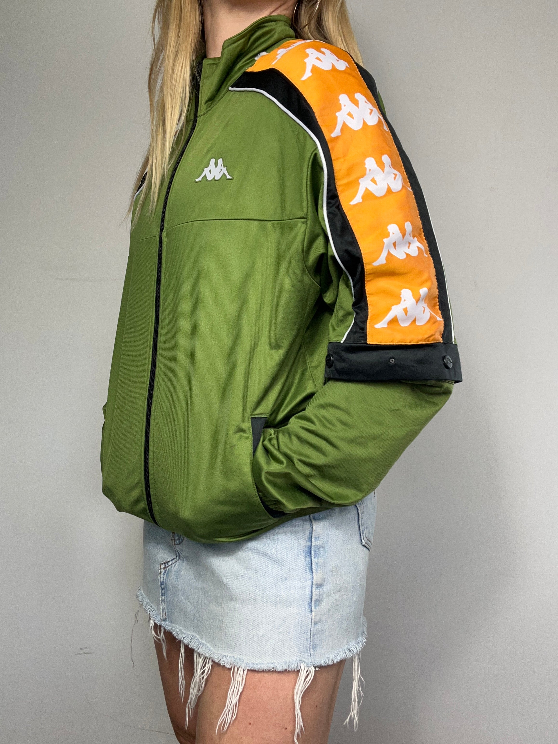 Kappa Green Track Jacket Size M