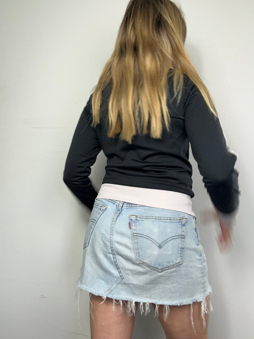 Black And White Adidas Track Jacket Size Xs