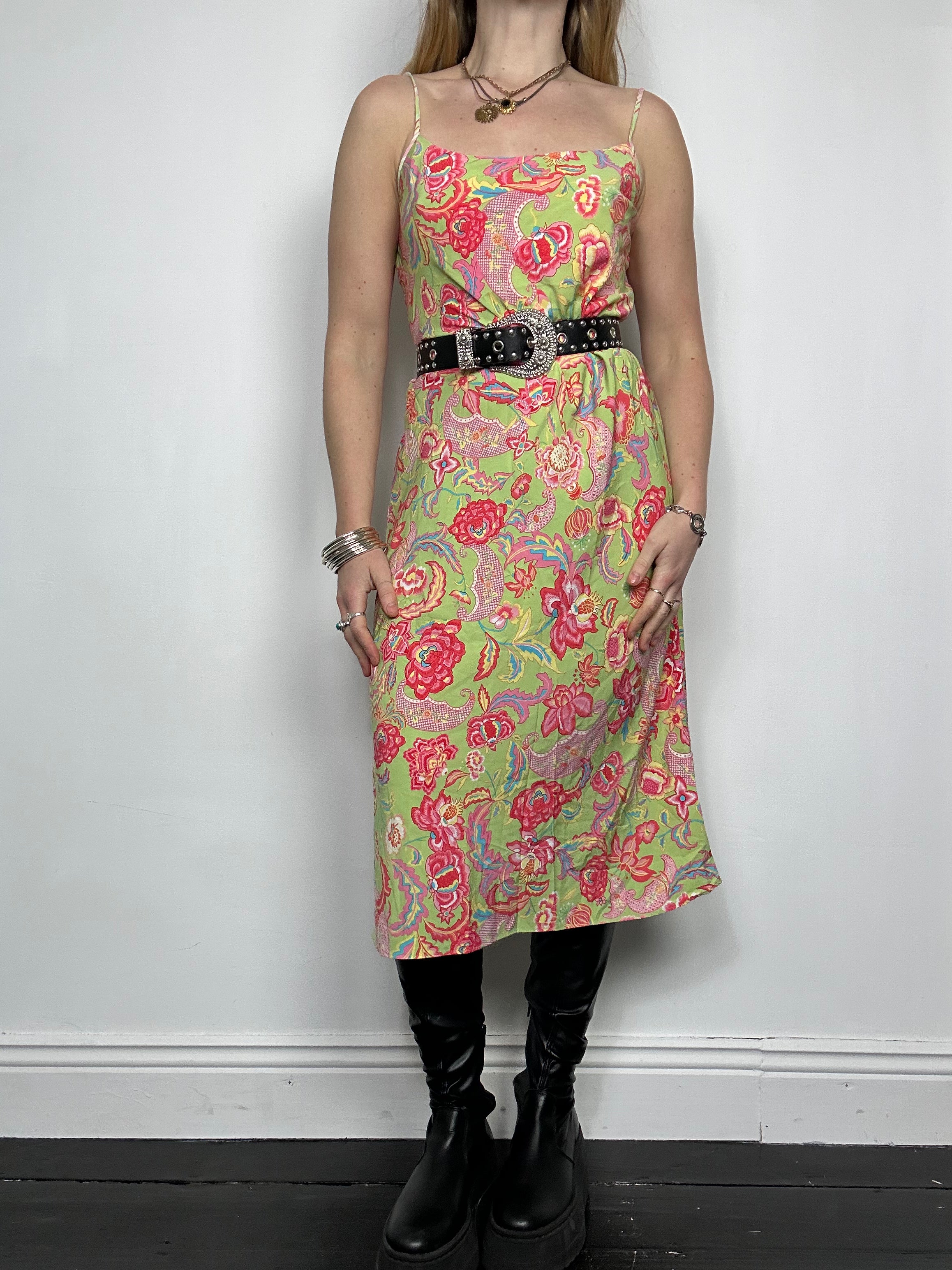 Floral Slip Dress Size 10/12