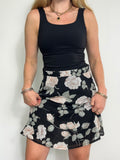 Chiffon 90's Floral Mini Skirt SIze 6