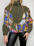 Silk Bomber Jacket 80's Size M