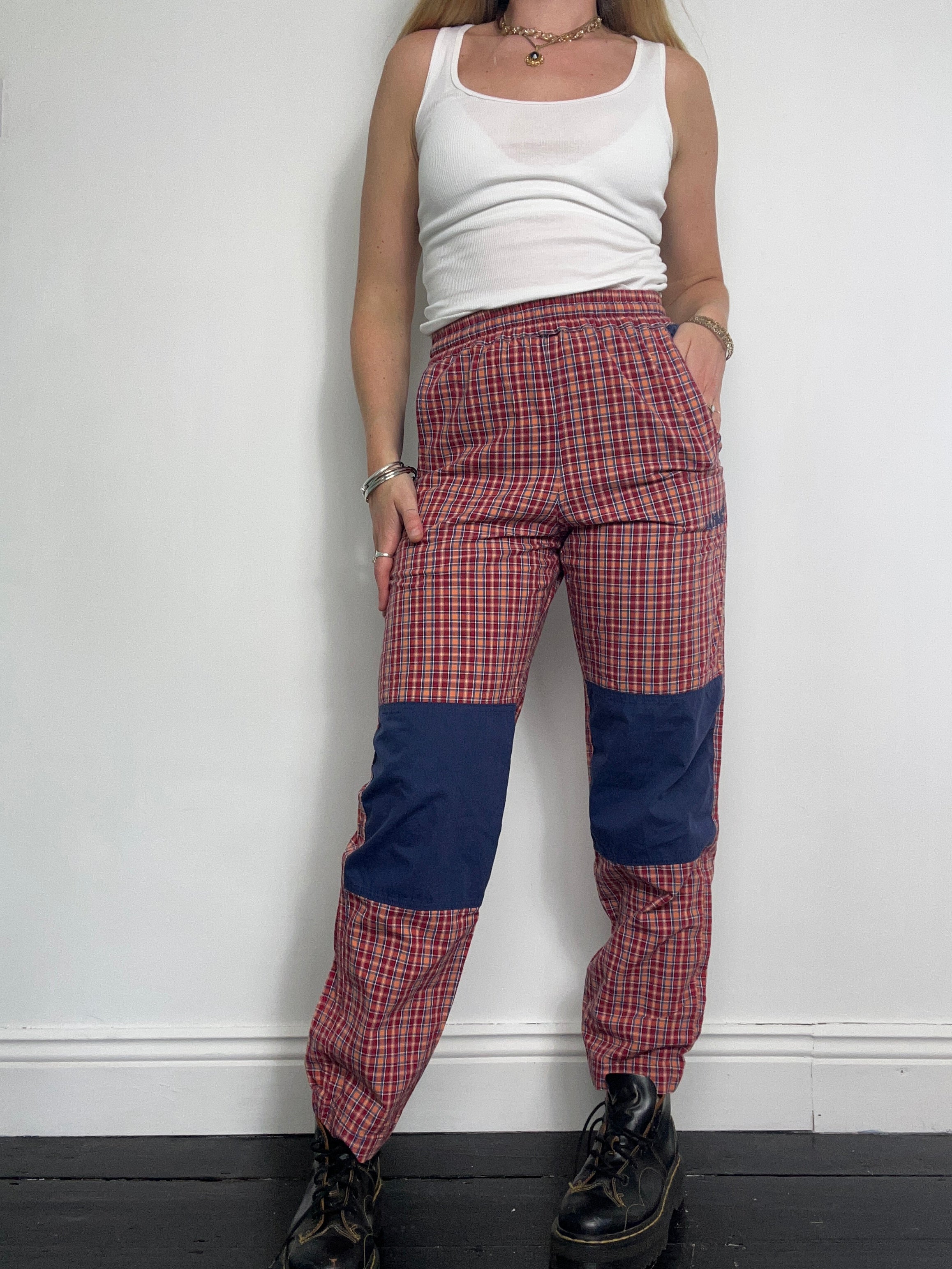 Tartan 90's Rock Climbing Pants Size 8