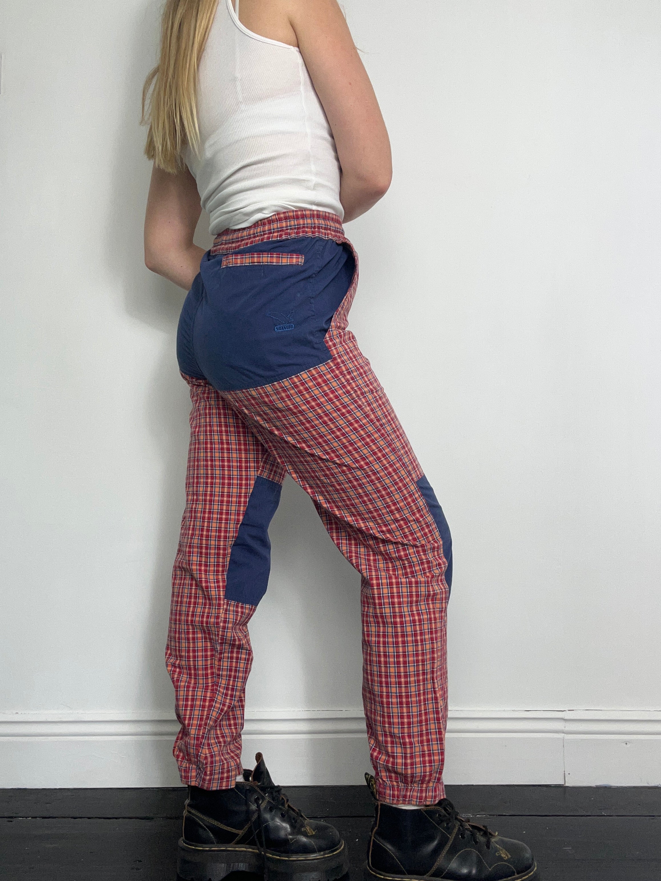 Tartan 90's Rock Climbing Pants Size 8