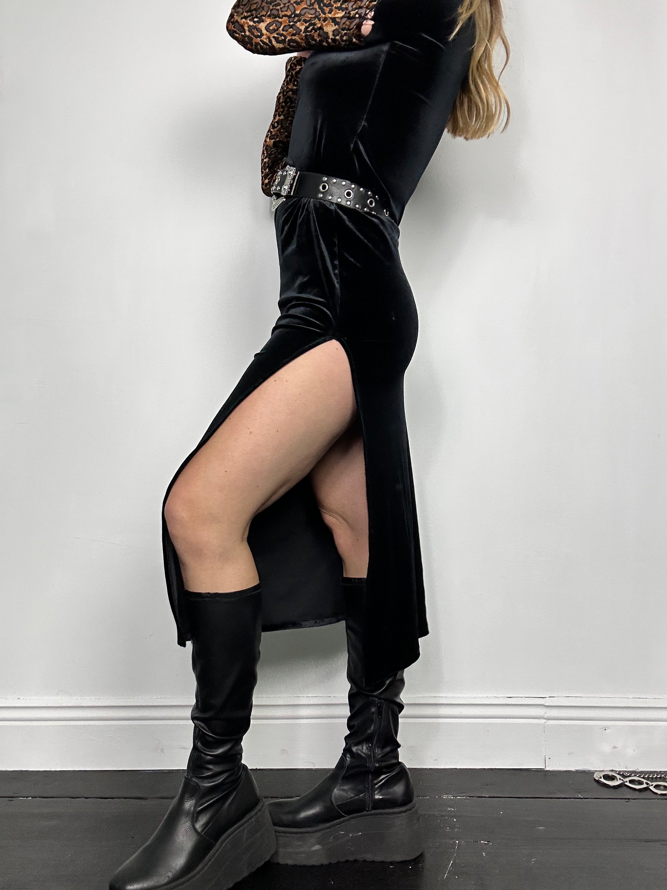 Velvet 90's Cheetah print Dress Size 8