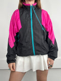 Pink and Black 80's Festi Jacket Size M