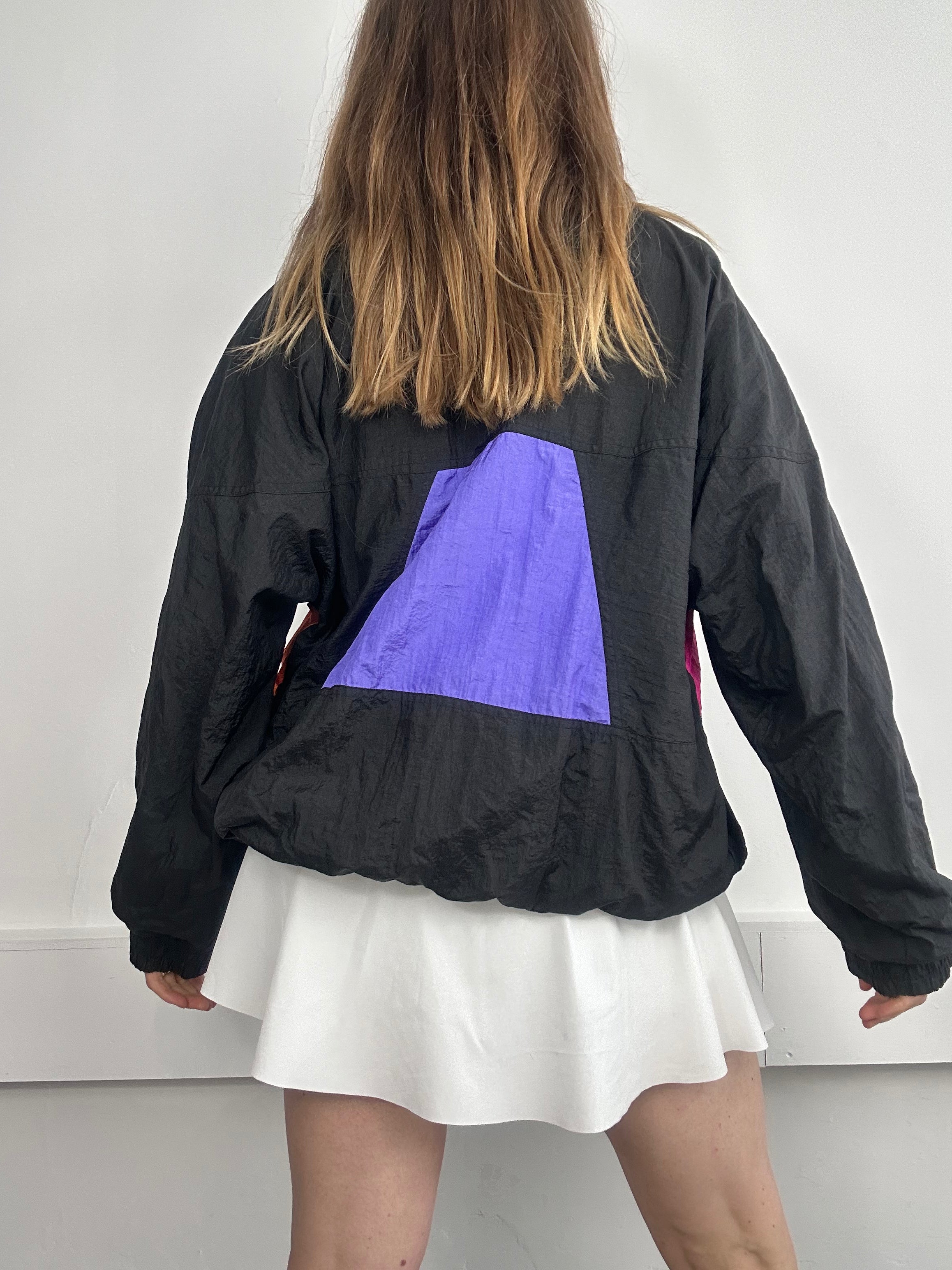 Black 80's Shell Jacket Size M
