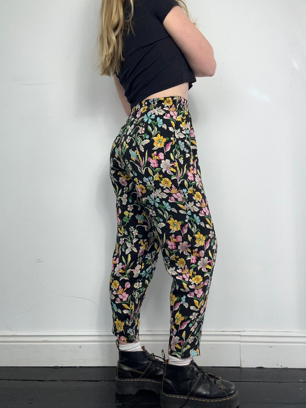 Floral 90's Pants Size 10